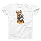 Funny Horse Animal Face Unisex T-Shirt